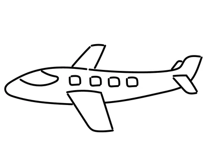 desenho de aviao para colorir e imprimir para imprimir e colorir - imagem 5